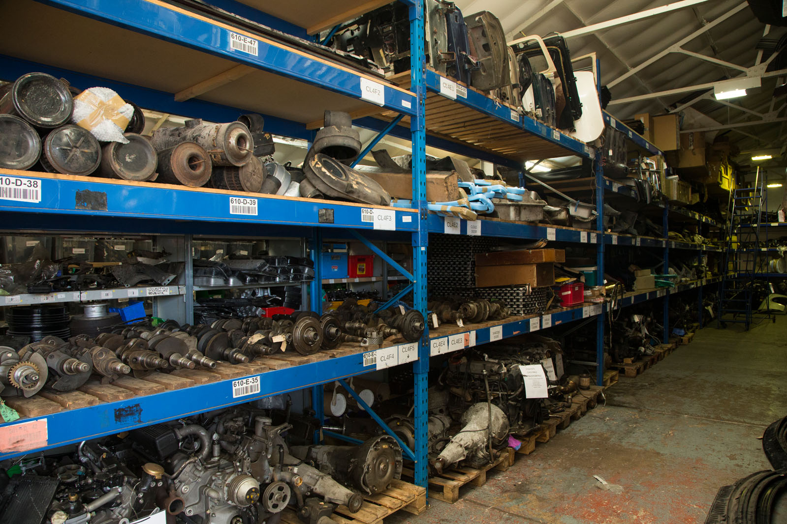 Variety of automotive parts